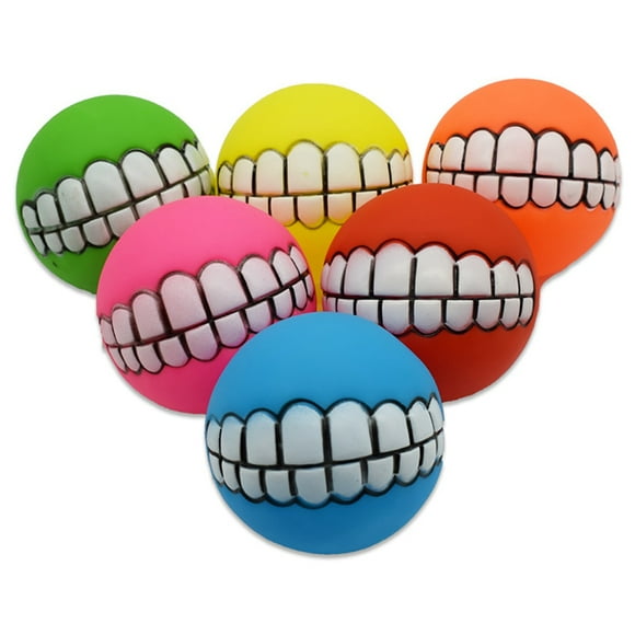 Dog Squeaky Ball Bite Resistant Pet Chew Toy Puppy Toy Ball Pet Dog Toy for Dogs