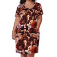 thumbnail image 2 of Lucifer morningstar tv show poster collage design Loose Pocket Dress dresses for official occasions women dresses, 2 of 6