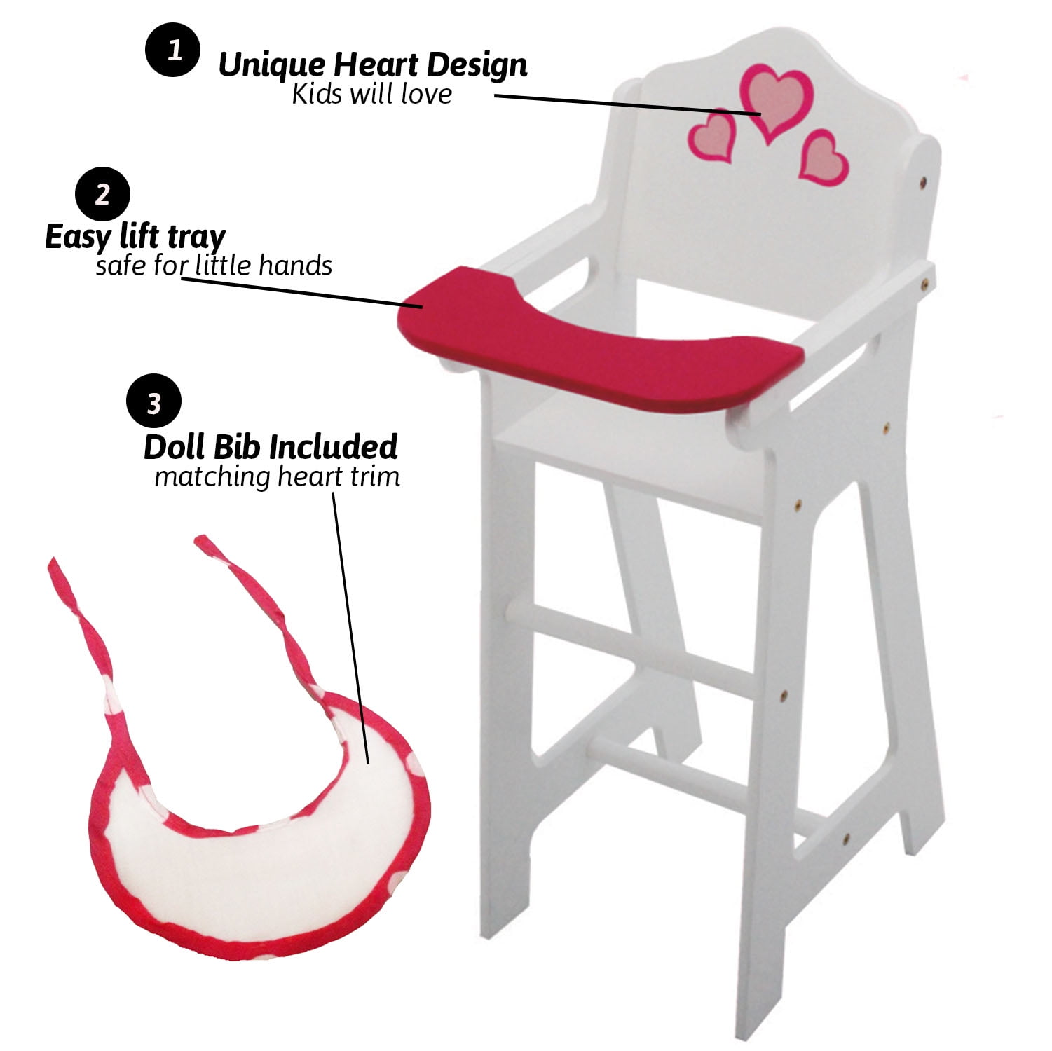 moover doll high chair