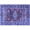 thumbnail image 1 of Ahgly Company Indoor Rectangle Persian Blue Traditional Area Rugs, 5' x 7', 1 of 4