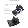 thumbnail image 2 of Xingzhi Women Wallets PU Leather Short Design Card Holder Hasp Pocket Multi-card Purse Simple Style Handbag Coin Keys Soft Bag Red, 2 of 6