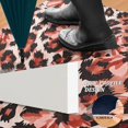 thumbnail image 2 of Yayeee Doormat for Inside 20"x32" Absorbent Low-Profile Washable Non-Slip Rubber Backed Entryway Rug, Orange Floral Leopard Pattern, 2 of 8