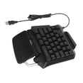 thumbnail image 1 of Teclado para una Mano NikouMX Teclado Mecánico Retroiluminación LED USB 35 Teclas, 1 of 8