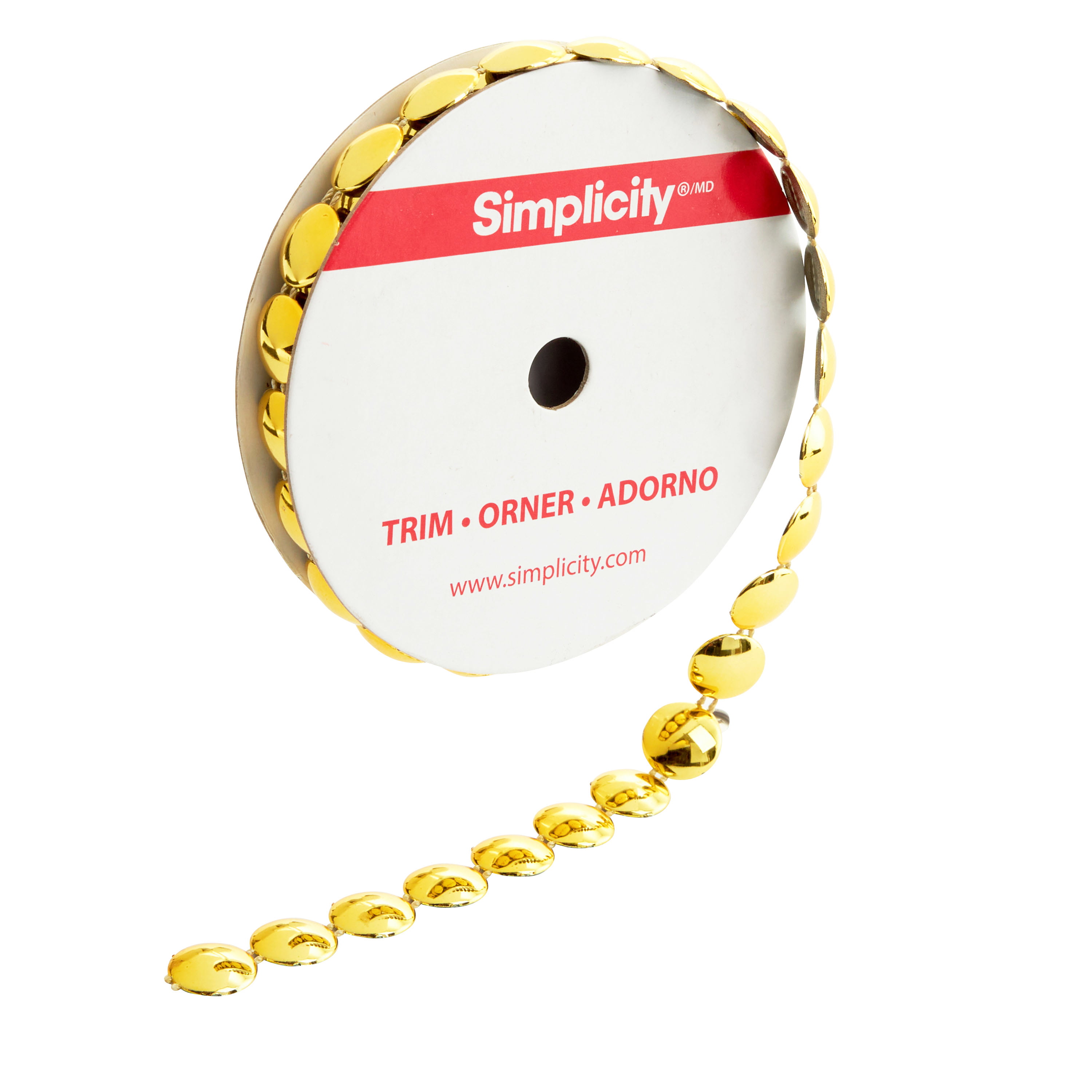 Trimcraft Gold - Simply Creative Gems 3mm, 1,080/Pkg - Simply Special Crafts