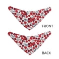 thumbnail image 3 of Easygdp Red Hawthorn Premium Dog Bandanas Triangle Scarf, Suitable for Small, Medium, and Large Dogs, Dog Pet Apparel.-Large, 3 of 5