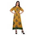 thumbnail image 1 of Moomaya Kurti Longue Imprimée Tenue d'Été Tunique Ligne A pour Femmes, 1 of 5
