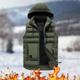 thumbnail image 2 of Vedolay Parkas for Men Stretch Casual Winter Jacket Winter Parka for Men Army Green,2XL, 2 of 4