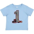 thumbnail image 3 of Inktastic First Birthday Red Hockey Boys or Girls Baby T-Shirt, 3 of 5
