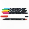 thumbnail image 3 of Tombow Dual Brush Pen Art Markers, Celebration, 6 Pack, 3 of 8