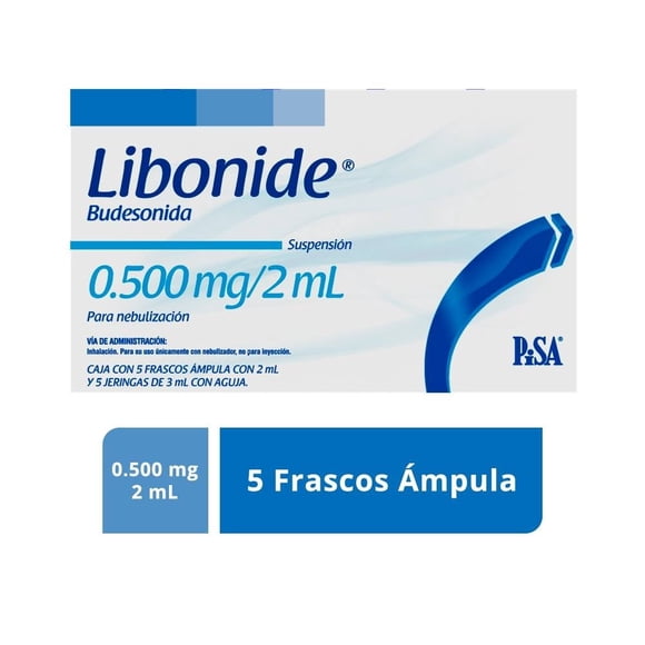 Libonide 0.500 mg/2 ml 5 frascos ámpula y 5 jeringas con aguja