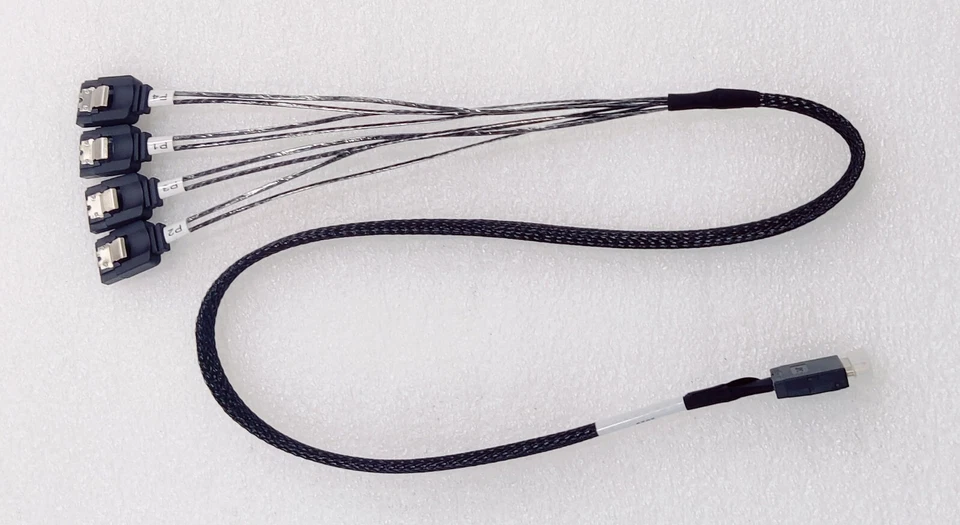 Jpc P4713Sp10600-1 Oculink To 4 Sata Cable For Storage Oculink Connector