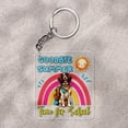 thumbnail image 2 of Goodbye Summer English Springer Spaniel Hello Fall Time for School Acrylic Keychain Springers Dog Lover Gifts Collar Charm Tag Keyring - 02014, 2 of 5
