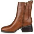 thumbnail image 4 of Journee Womens Desree Square Toe Booties, 4 of 9
