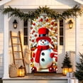 thumbnail image 4 of 2026 Christmas Home Party Decoration 1PCS Christmas Door Cover Door Curtain Christmas Day Door And Wall Decoration Desktop Decoration Festival Party Decoration 35x71inches, 4 of 6