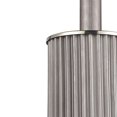 thumbnail image 2 of Corrugated Steel - One Light Mini Pendant  Weathered Zinc/Polished Nickel Finish, 2 of 2