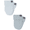 Abyss, variant on Modern Moments by Gerber Baby Neutral Super Soft Viscose Mittens, Size 0/6 Months