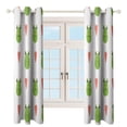 thumbnail image 4 of Cute Frog Faces And Hearts Pattern Blackout Curtains Window Drapes Room Darkening Thermal Insulated Grommets Blackout Curtains, for Living, Dining, Bedroom,2 Panels, 4 of 6