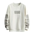thumbnail image 1 of PMUYBHF Chandails pour Hommes Sans Capuchon à Fermeture Éclair Complète Chandail à Col Ras du Cou Patchwork pour Hommes Manches Longues Chandail Léger Chandail Décontracté d'Entraînement Chandail à Enfiler Hauts pour Hommes Chandail pour Hommes, 1 of 7