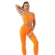 thumbnail image 2 of 2 piezas de ropa deportiva para mujer, ropa deportiva sin costuras, artículos deportivos (naranja S) Ndcxsfigh Para Estrenar, 2 of 8