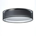 thumbnail image 5 of Maxim 10220BO 3 Light 19.5W LED Flush Mount (16"H x5.5"L) Black Organza Finish, 5 of 5