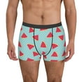 thumbnail image 4 of Wukai Watermelon Print Men’s Underwear Breathable Boxer Briefs,&nbsp;Moisture Wicking & Breathable-X-Large, 4 of 7