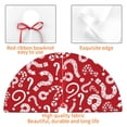 thumbnail image 4 of Sikiie Question Marks1 30-48 inches {designName} Print Christmas Tree Skirt Snowman Xmas Tree Skirt with Edge Christmas Decorations for Holiday Party36", 4 of 7