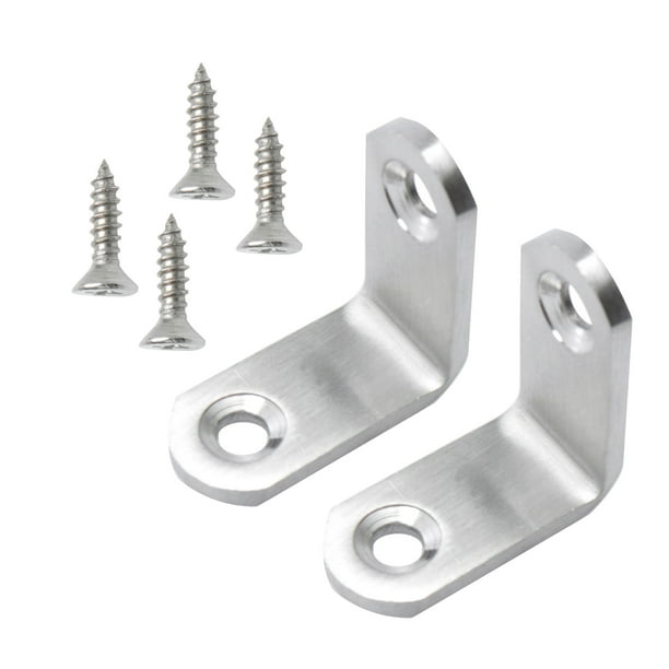 30 x 30mm Angle Bracket Stainless Steel L Shaped Angle Brackets Corner