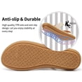 thumbnail image 5 of Ecetana Slide Sandals for Women Flip Flops Comfort Non-Slip Summer Casual Shoes Dressy Beach Sandals, 5 of 7