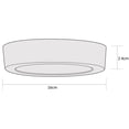 thumbnail image 3 of Estevez Luminaria LED para Sobreponer DRUM ECO 12W 3000K Negro, 3 of 7