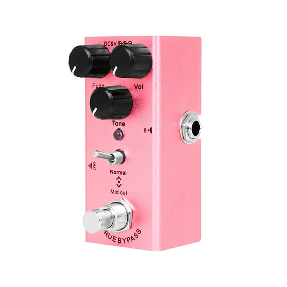 SIEYIO Aluminum Alloy Electric Guitar Effects Pedal with Fuzz Noise Reduction and Versatile Sound Option For Guitar and Bass