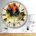 thumbnail image 3 of Designart Oversized Multicolor Analog Round Cottage Modern Wall Clocks, CLM25367-C23, 3 of 3