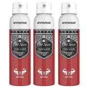 Old Spice Antiperspirant and Deodorant Spray, Strong Slugger Scent, 48 Hour Dry Feel Spray, 5.07 Ounce (Pack of 3)