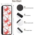 thumbnail image 4 of NeuKim Watercolor Red Crabs Shells Refrigerator Door Handle Covers Kitchen Appliances Gloves for Microwave Dishwasher Fridge Door Cloth Protector Covers, 4 of 7