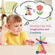 thumbnail image 2 of Bloques de construcción magnéticos para niños de 4 a 8 años, juguetes de construcción para niños y niñas, juego de bolas y palos magnéticos de gran tamaño para niños tempranos (25 piezas) Feliz Sencillez, 2 of 5