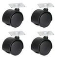 thumbnail image 1 of Bgsha 4 x 40mm 1.5\'\' Swivel Wheel PP On Plate Castor Chair Table Furniture Replace, 1 of 10