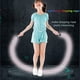 thumbnail image 3 of Cuerda de saltar luminosa, cuerda de saltar con luz fría y luz LED, ideal para hacer ejercicio, ideal para niños, niñas, niños, estudiantes, adultos, deportes de salto en interiores y exteriores y, 3 of 5