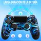 thumbnail image 2 of Controlador inalámbrico para P4, joystick de juego remoto compatible con P-4/P-4 Slim/P-4 Pro/PC (Azul), 2 of 8