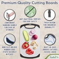 thumbnail image 4 of Kitchen Cutting Board Set (3 Pack) W/ Juice Groove, Non-Slip, BPA Free & Dishwasher Safe, 4 of 8