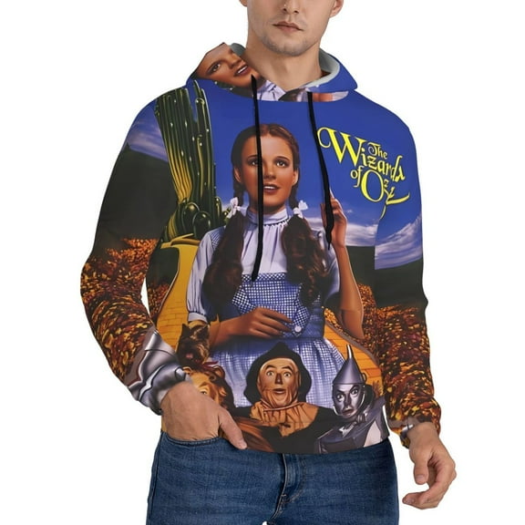 The Wizard Of Oz Hoodie Men's & Big Long Sleeve Pullovers Sweatshirt with Pockets S-4XL
