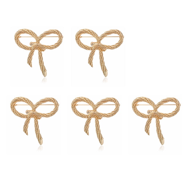 Broche de corbata Qarigey 5X estructura de aleación a prueba de herrumbre oro AP018678-01