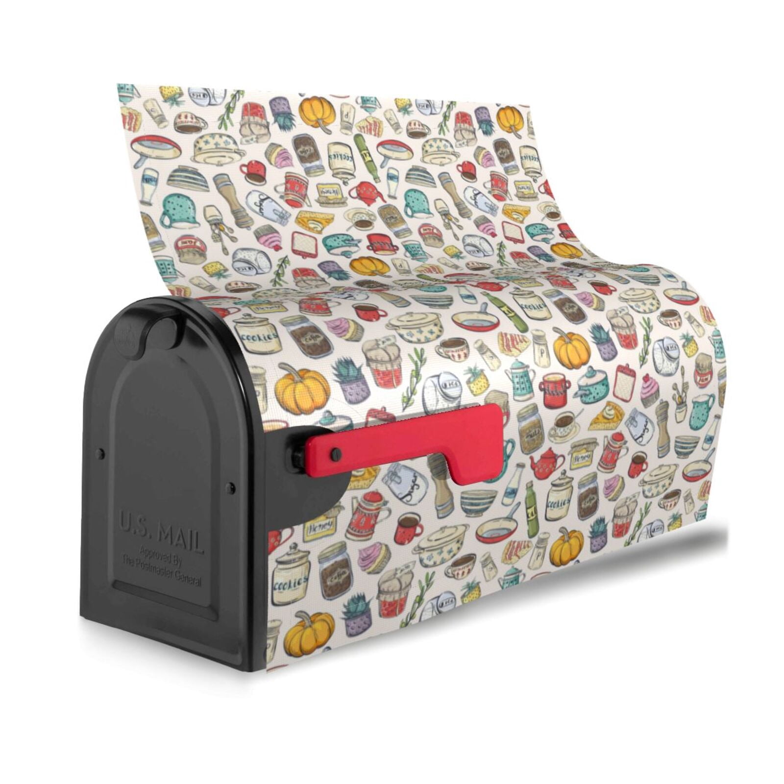 Kdxio Magnetic Mailbox Cover 25.5x21 in Mailbox Cover Outdoor Decoration Holiday Mailbox Covers for Home Garden Yard-25.5x21 in