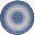 thumbnail image 1 of Rhody Rug TR12R072X072 6 ft. Twin River Round Rug, Blue & Multi Color, 1 of 1