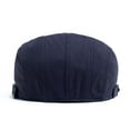 thumbnail image 2 of Gorra plana ajustable para hombre en algodón azul marino o vaquero, 2 of 3