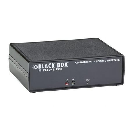 UPC: 0013269122703 | Black Box Network Services SW1047A DB9 A-B Switch – Latching Remote Control & Dry Contact