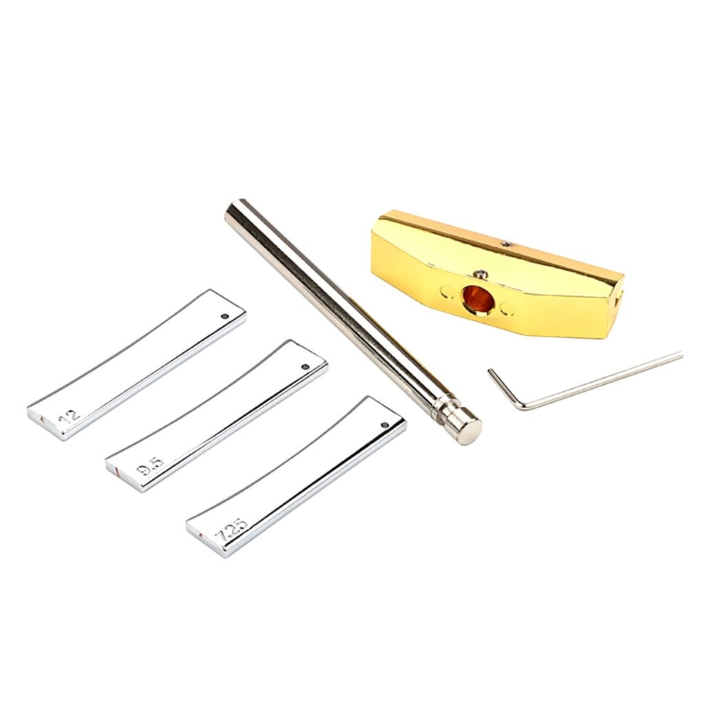 Zeiwohndc Guitar Bass Fret Press Caul & Radian Fret Inserts Luthiers Tool with Wrench