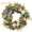 Green White, variant on Valery Madelyn 24 inches Pre-Lit Fall Wreath Lighted Thanksgiving Wreath with Red Orange White Pumpkin & Pine Cone Harvest Wreath for Front Door Fireplace Farmhouse