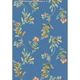 thumbnail image 3 of Challis Rayon Printed Emylin, Woven Floral Fabric Dress by yard (TOMATO/TURQ/GREEN, ByYard), 3 of 4