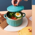thumbnail image 4 of Tazón Grande de Acero inoxidable, Diseño de Doble Capa, Ergonímico, Multiusos, Para Arroz, Conpa, Cuenco Cubierto, Sopa, Verduras, Caja de Almuerzo empacada, 4 of 8