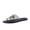Black, variant on Caper Jelly Sandals for Women, Comfortable Womens Slides with Cushioned Footbed and Wide Widths Available