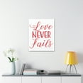 thumbnail image 4 of Scripture Walls Love Never Fails 1 Corinthians 13:8 Red Christian Wall Art Print Ready to Hang Unframed, 4 of 18